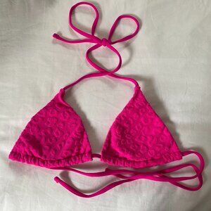 Hot Pink Cheetah Print Kipper Triangle Top